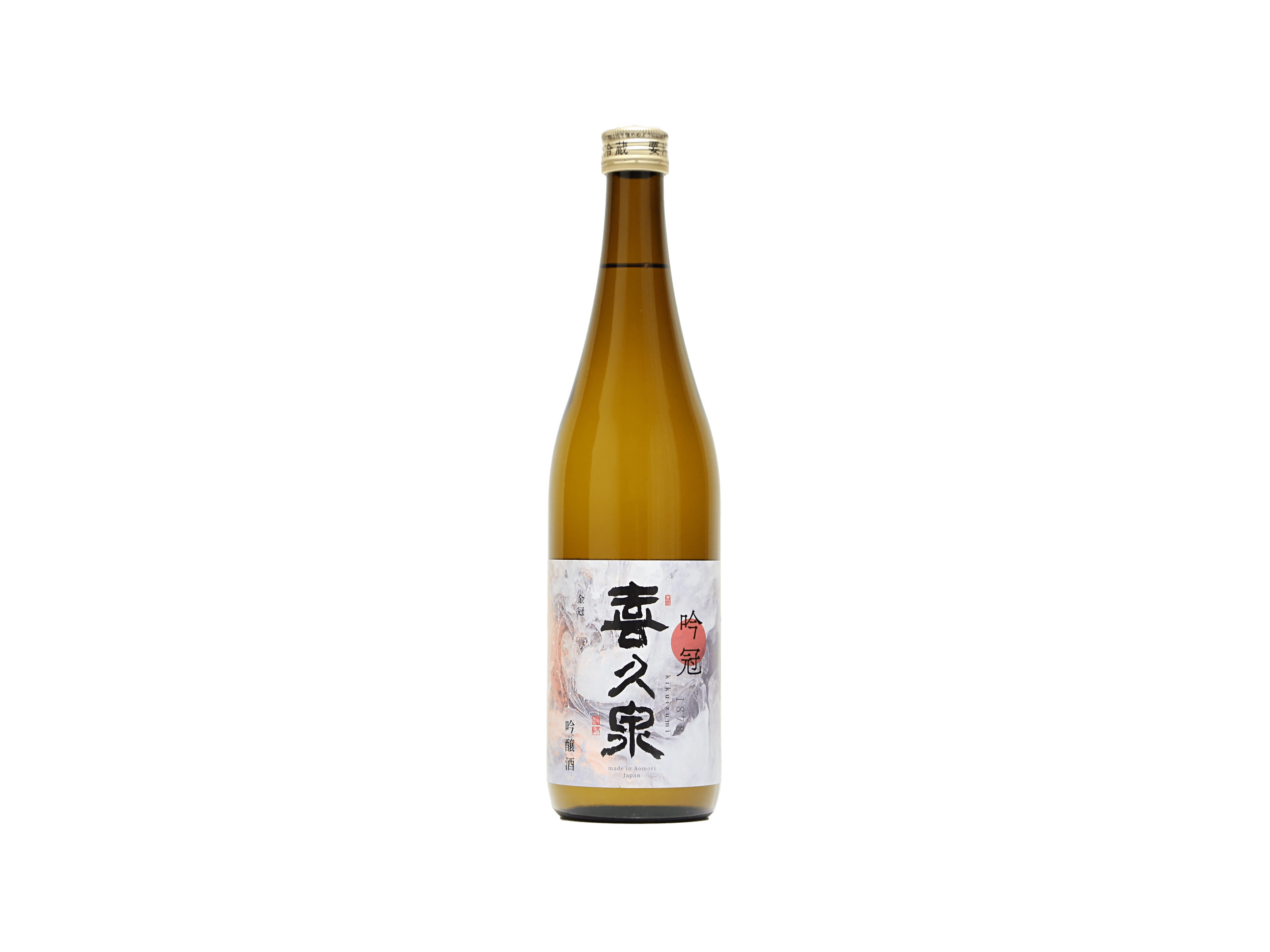 喜久泉 吟冠 1800ml | 大吟醸 (きくいずみ) 吟醸造 1.8L - 吟醸酒 白ば