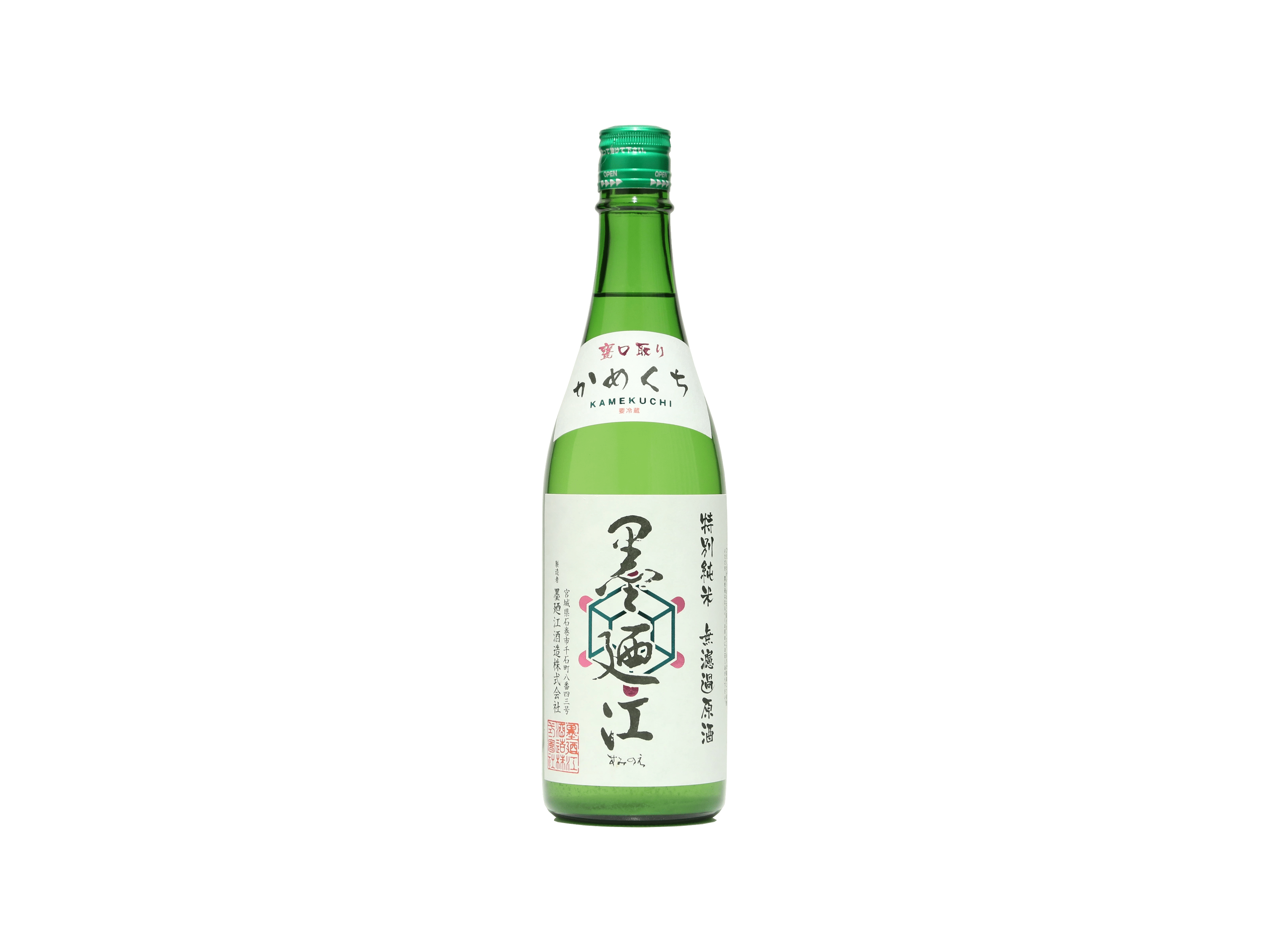 墨廼江 特別純米 無濾過原酒 かめ口取り | 日本酒・ワイン・焼酎