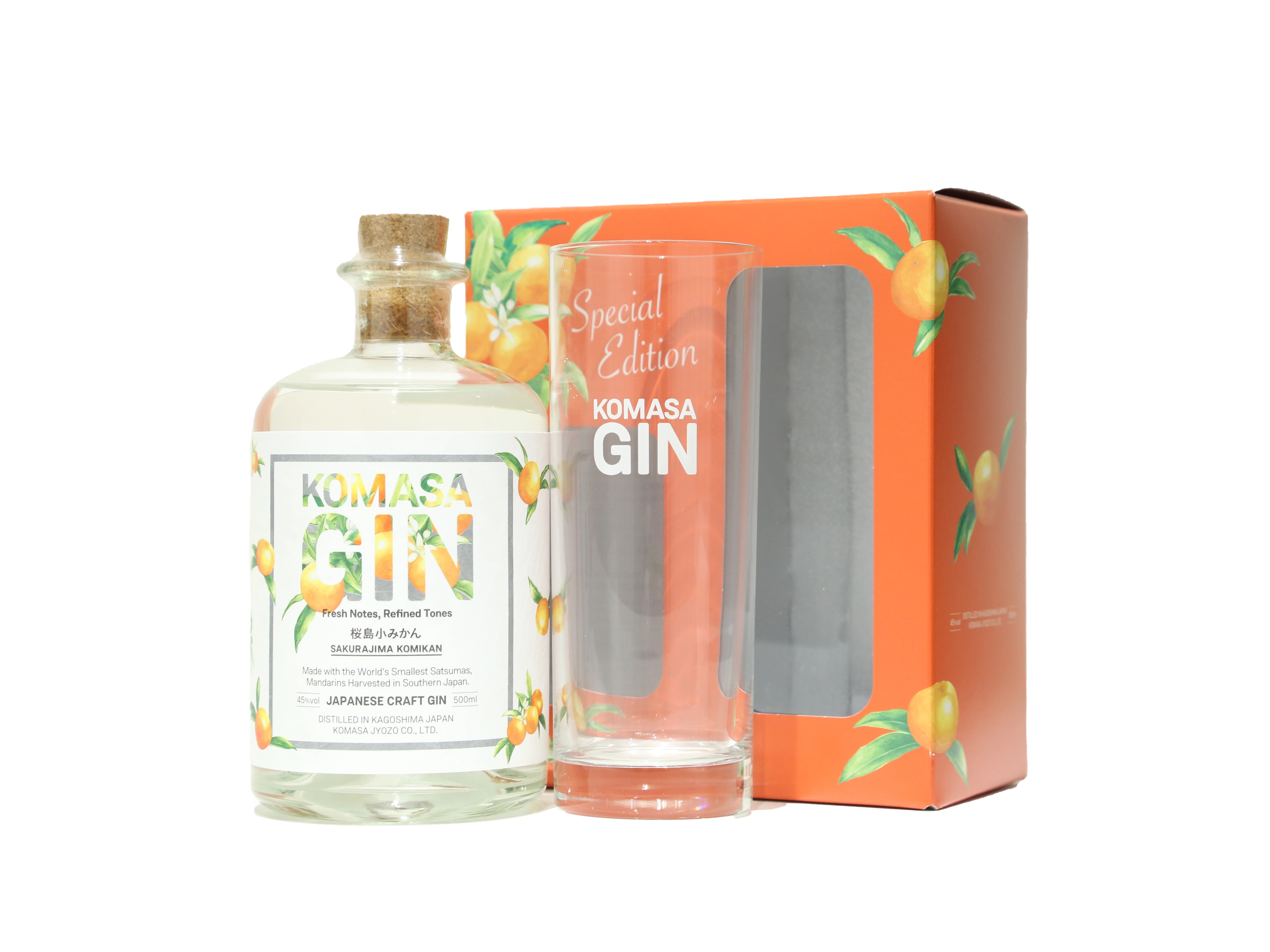 桜シャカシャカ ジン KOMASA GIN -桜島小みかん- 500ml – 成城石井.com
