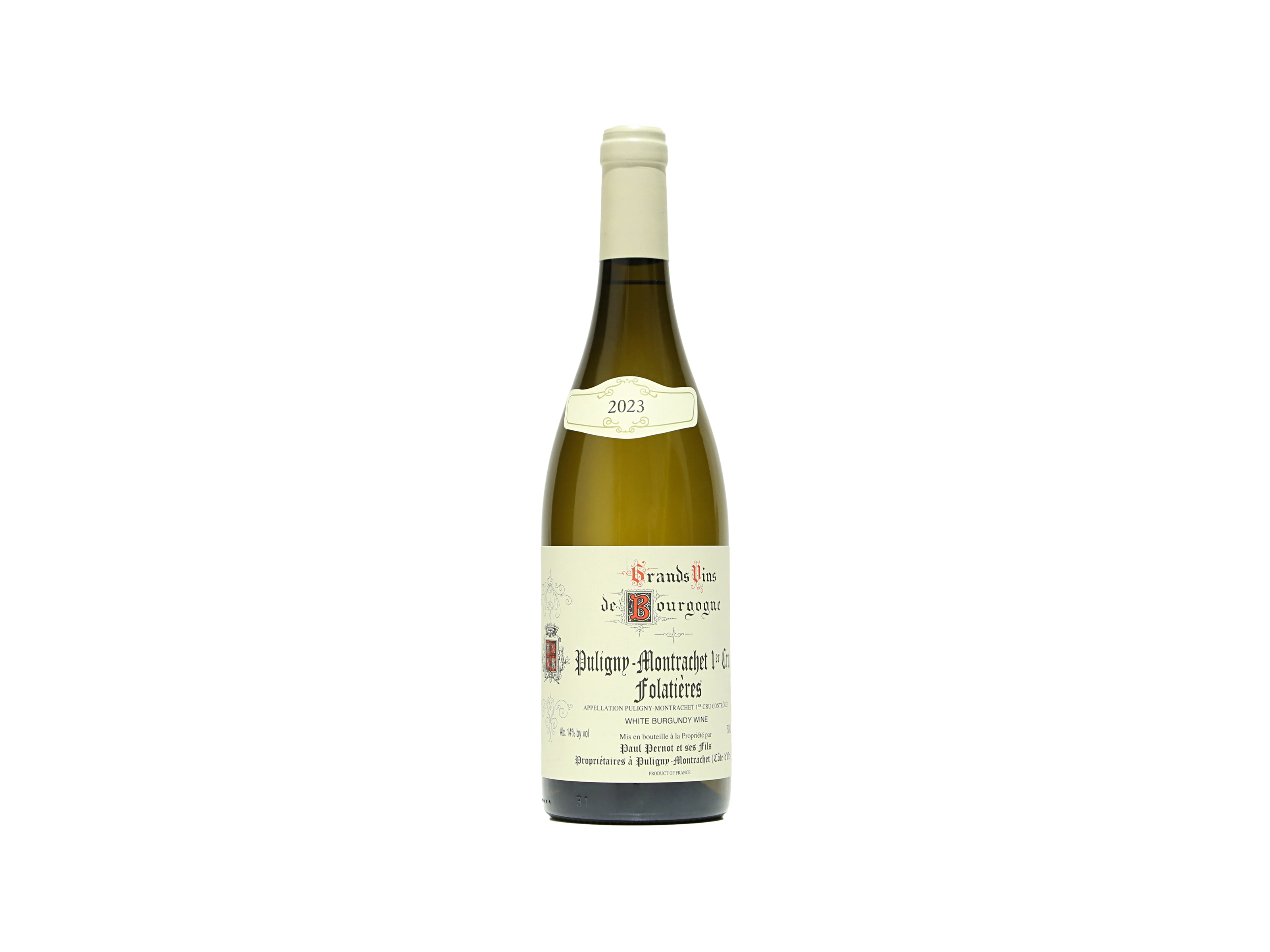 Paul Pernot Puligny-Montrachet 1er Cru Folatières 2023 Paul Pernot Puligny-Montrachet 1er Cru Folatières 2023