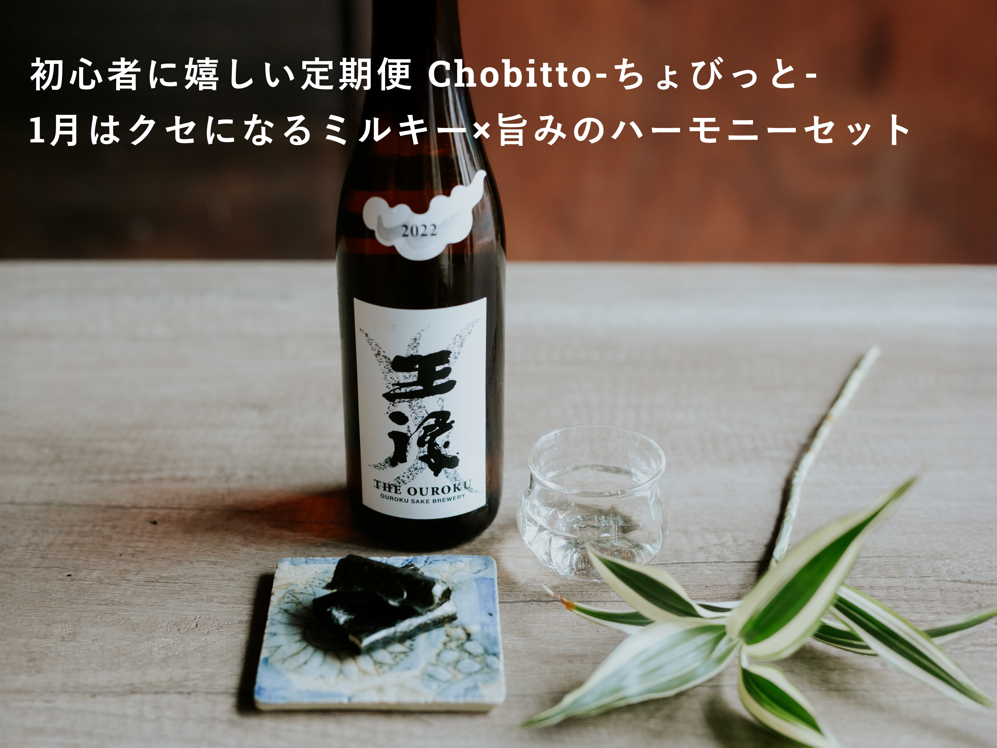 初心者に嬉しいお酒とおつまみのセット便「Chobitto -ちょびっと