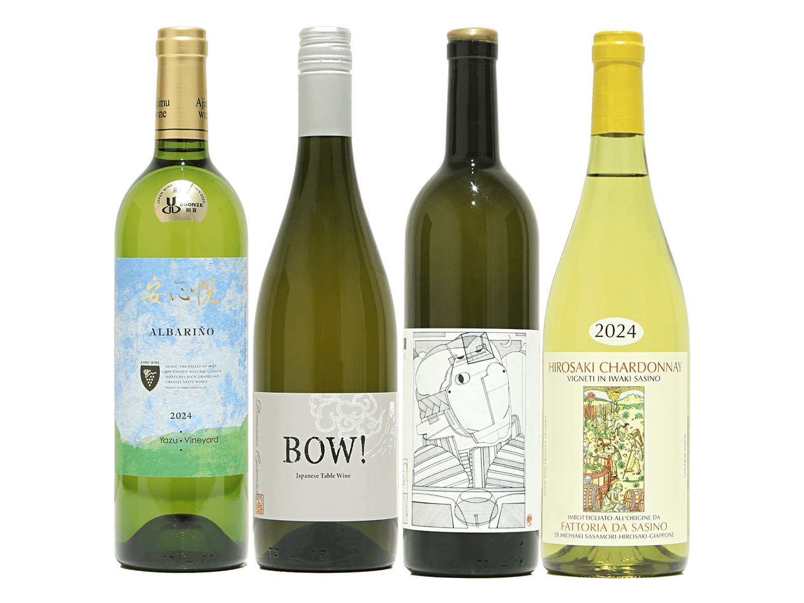 【入手困難】日本ワイン4本セット BOW! など 数量限定】日本の白4本特別セット | 日本酒・ワイン・焼酎 ｜IMADEYA