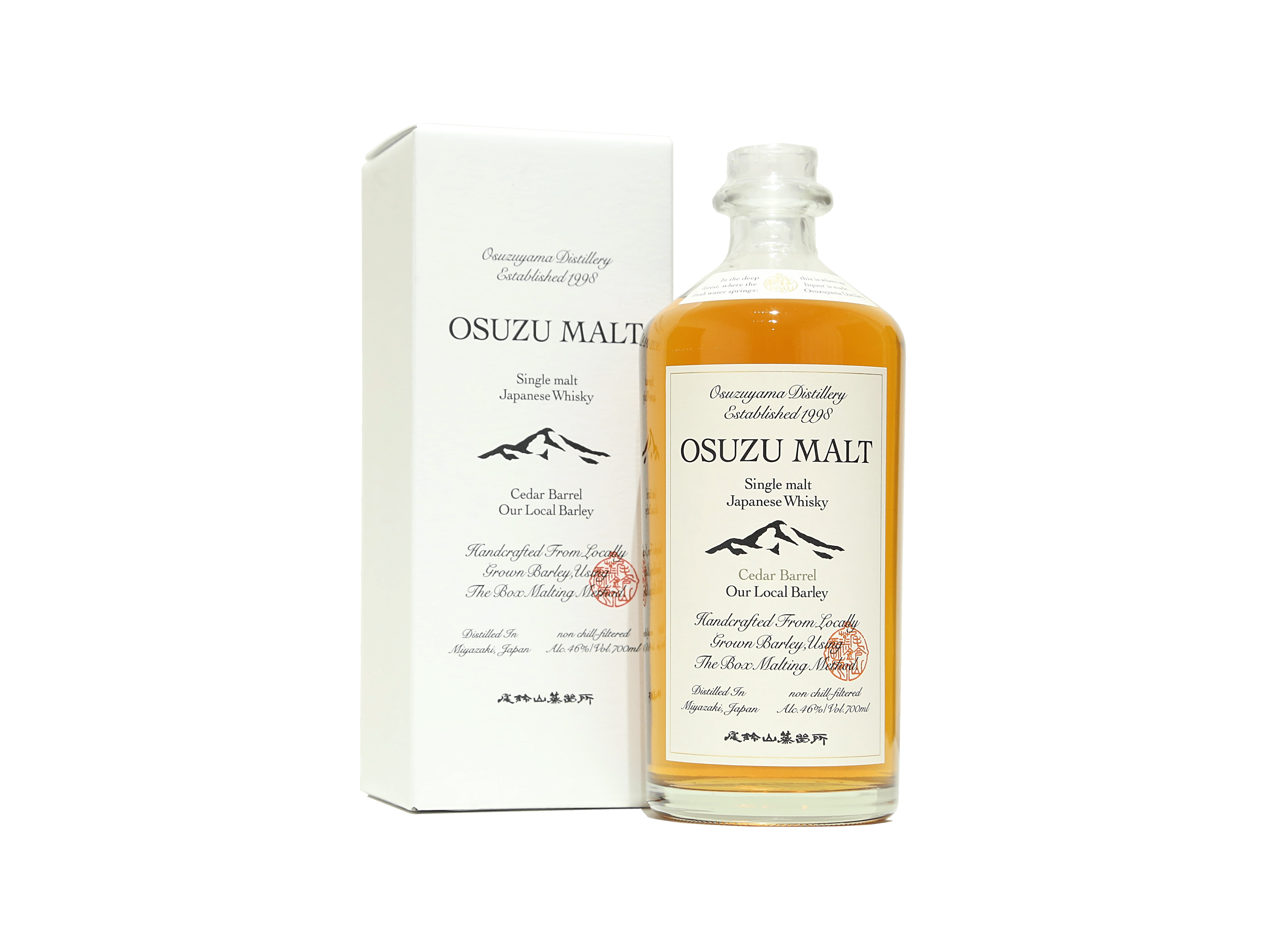 尾鈴モルト　オスズモルト　OSUZU MALT 尾鈴山蒸留所【ウイスキー】OSUZU MALT NEW MAKE 尾鈴モルト ニュー