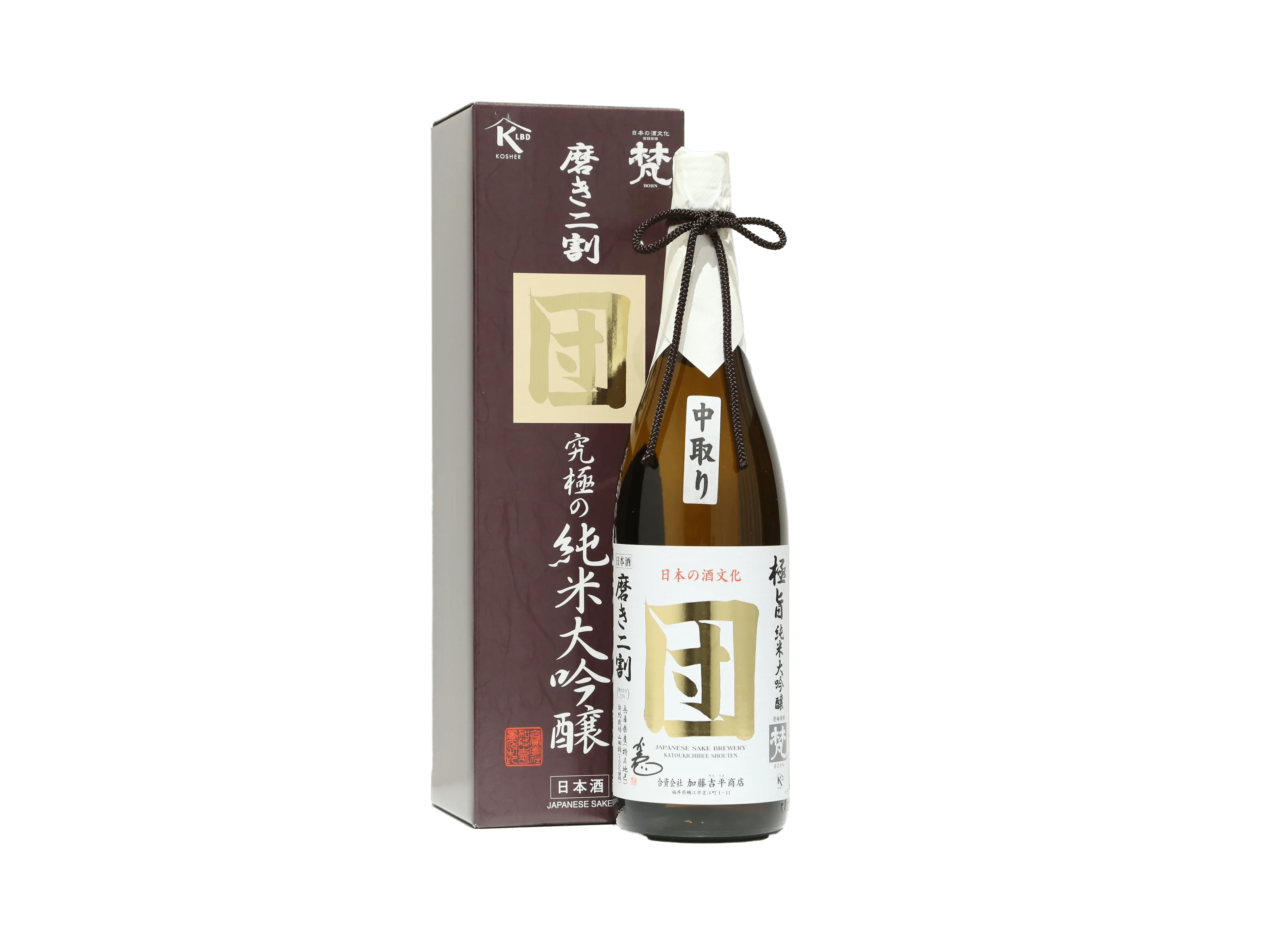 梵（ぼん） 団 純米大吟醸 磨き二割 1.8L箱入り | 日本酒・ワイン